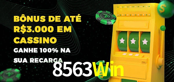 8563Win melhor bônus de depósito