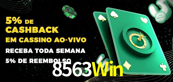 Promoções do cassino ao Vivo 8563Win
